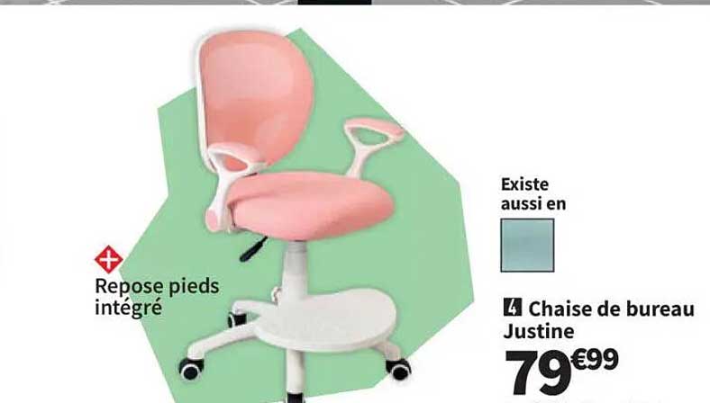 Chaise de bureau Justine