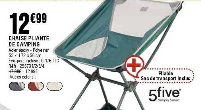 CHAISE PLIANTE DE CAMPING