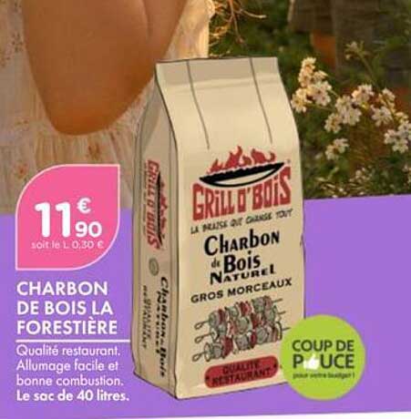 CHARBON DE BOIS LA FORESTIÈRE