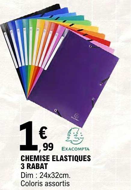 CHEMISE ELASTIQUES 3 RABAT