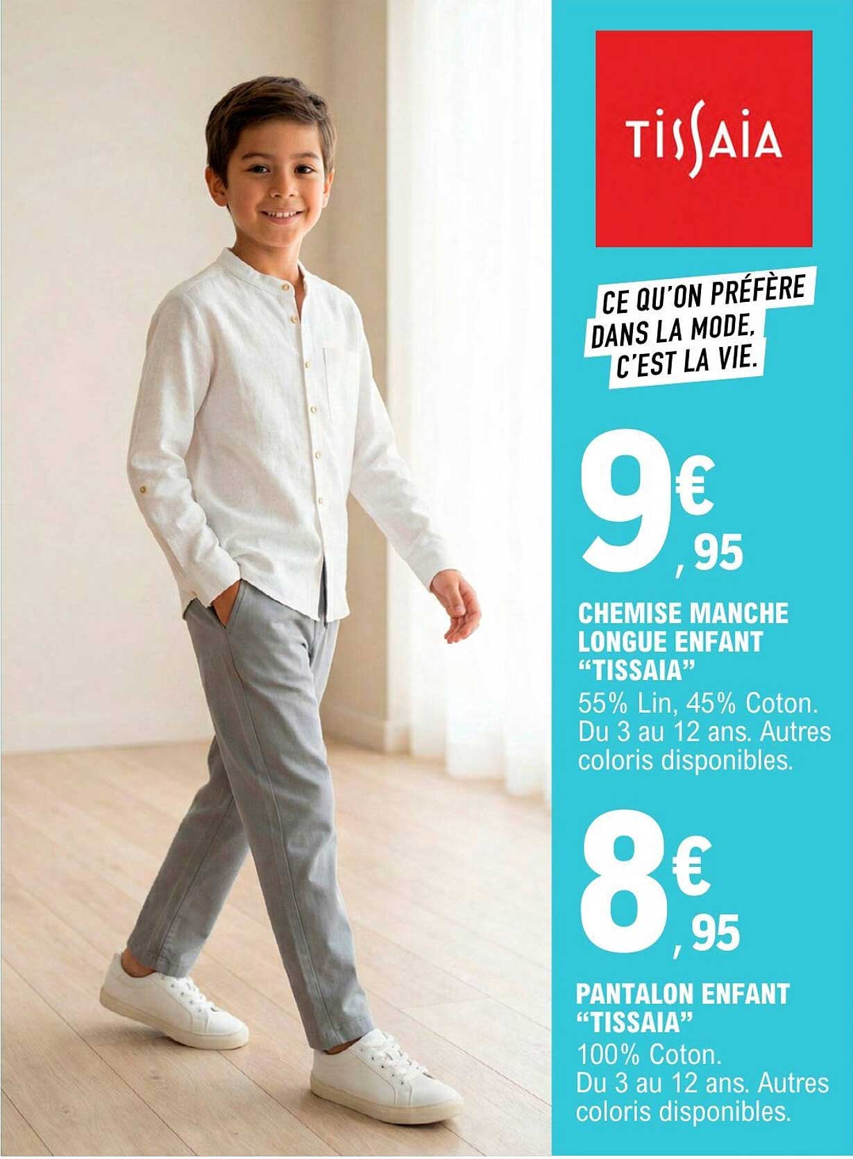 CHEMISE MANCHE LONGUE ENFANT “TISSAIA”