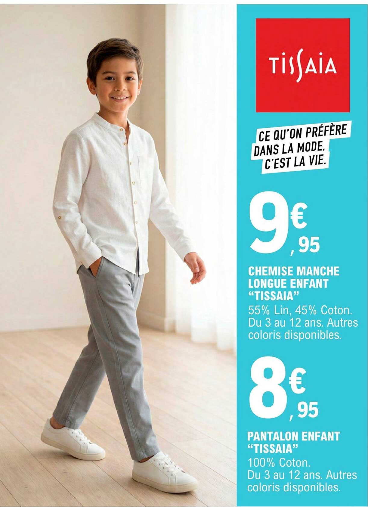 CHEMISE MANCHE LONGUE ENFANT “TISSAIA”