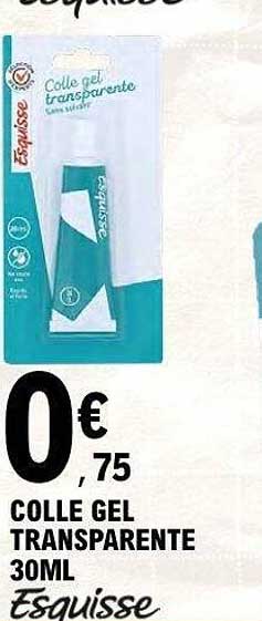 COLLE GEL TRANSPARENTE 30ML Esquisse