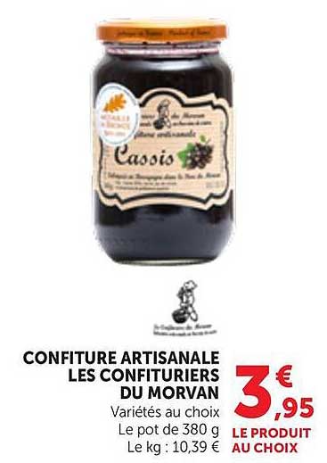 CONFITURE ARTISANALE LES CONFITURIERS DU MORVAN