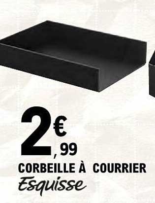 CORBEILLE À COURRIER Esquisse