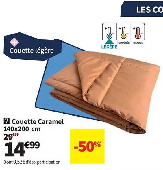 Couette Caramel 140x200 cm