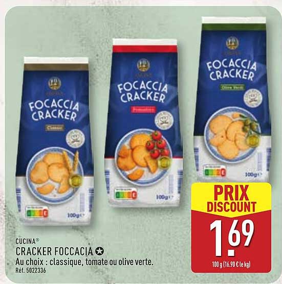 CRACKER FOCACCIA