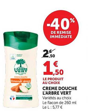 CREME DOUCHE L'ARBRE VERT