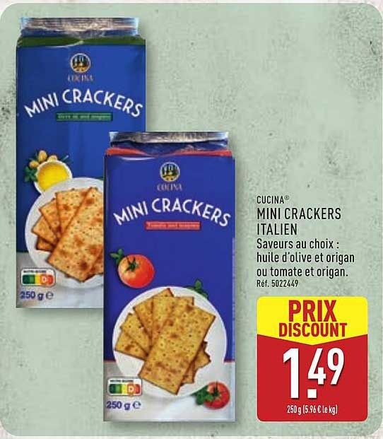 CUCINA® MINI CRACKERS ITALIEN
