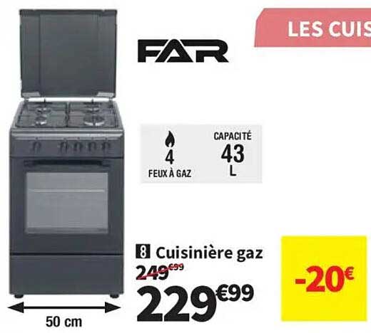 Cuisinière gaz