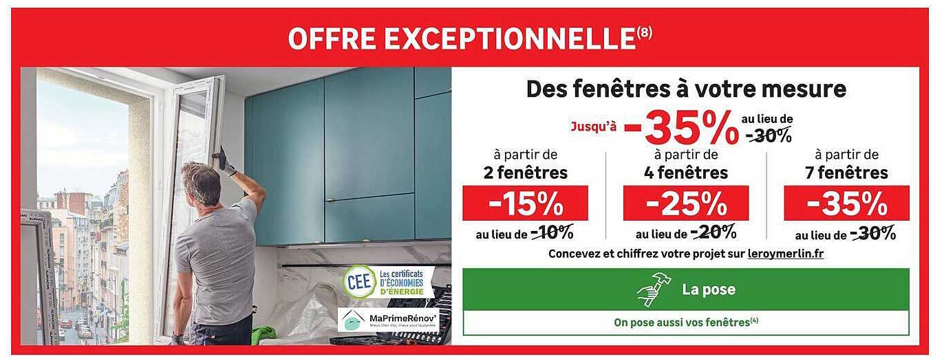 Des fenêtres à votre mesure