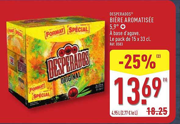 DESPERADOS® BIÈRE AROMATISÉE