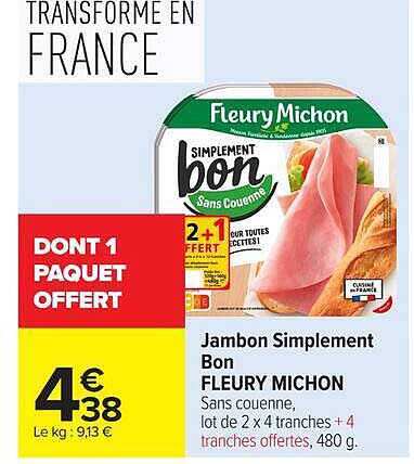 DONT 1 PAQUET OFFERT