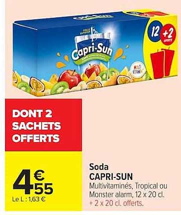 DONT 2 SACHETS OFFERTS