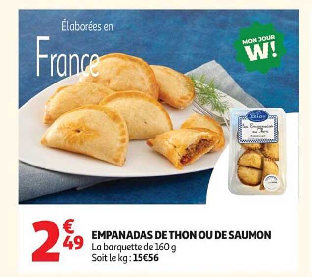 EMPANADAS DE THON OU DE SAUMON
