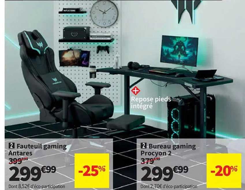 Fauteuil gaming Antares