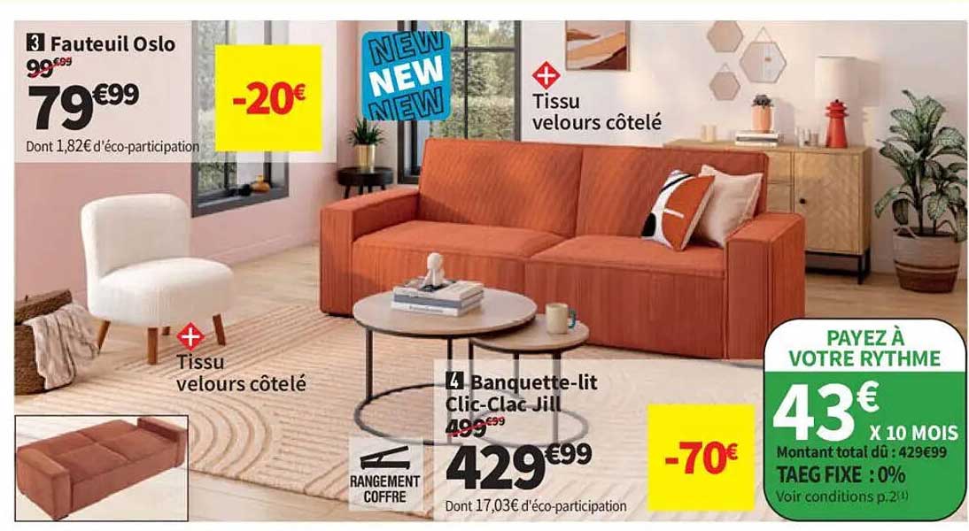 Fauteuil Oslo