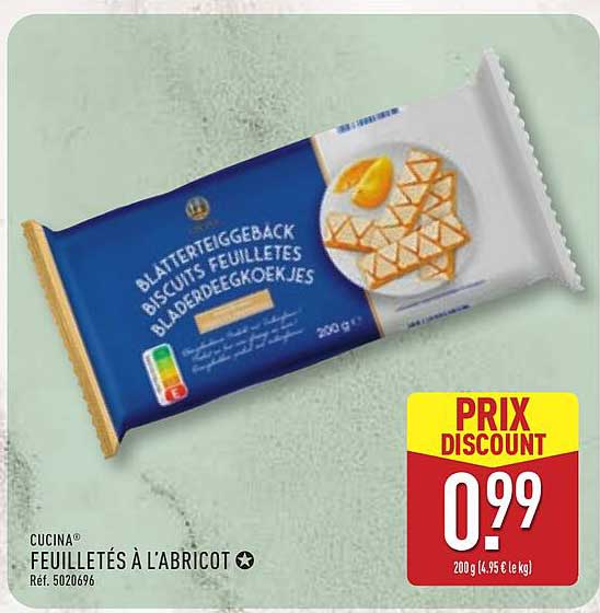FEUILLETÉS À L'ABRICOT