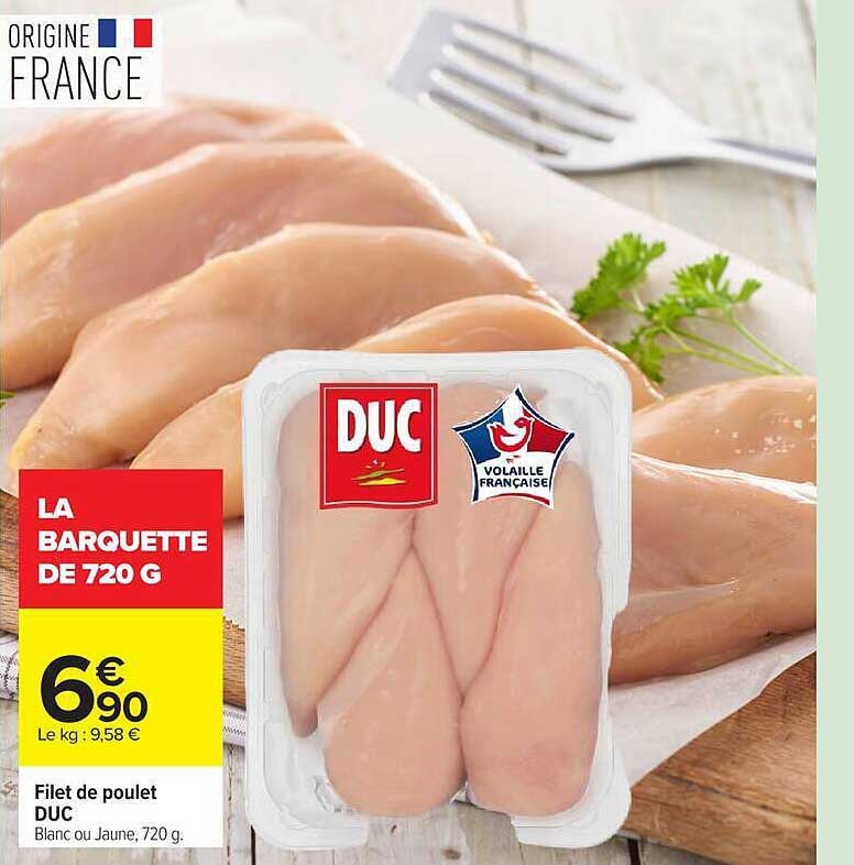 Filet de poulet DUC