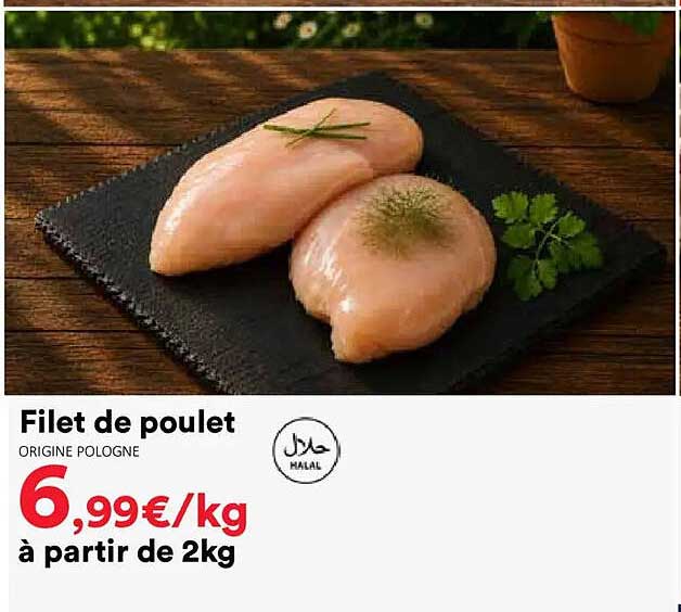 Filet de poulet