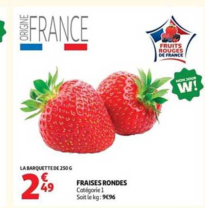 FRAISES RONDES