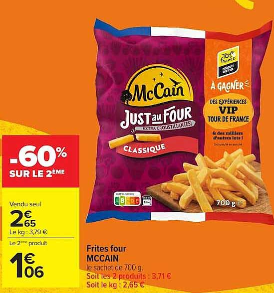 Frites four MCCAIN