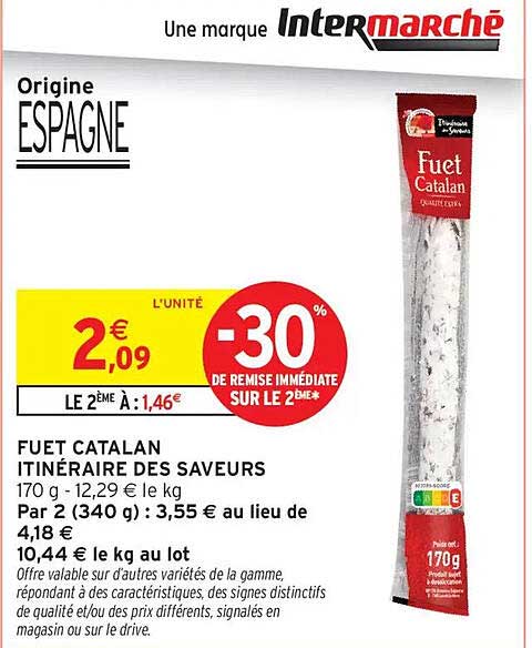 FUET CATALAN ITINÉRAIRE DES SAVEURS