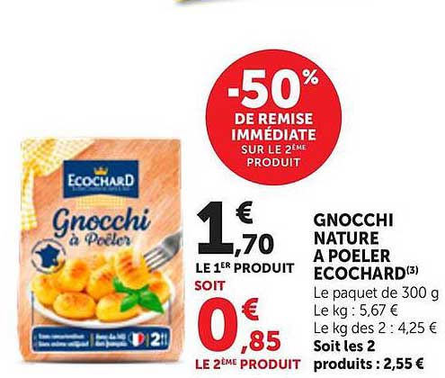GNOCCHI NATURE A POELER ECOCHARD