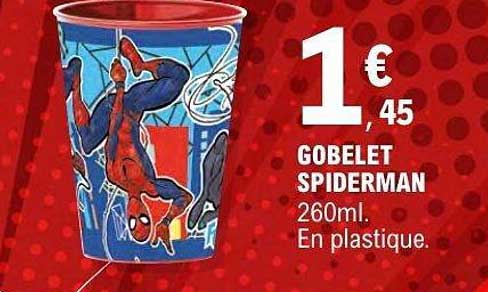 GOBELET SPIDERMAN