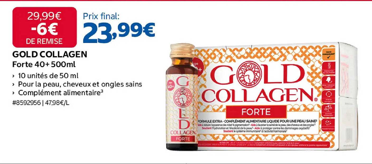 GOLD COLLAGEN Forte 40+ 500ml
