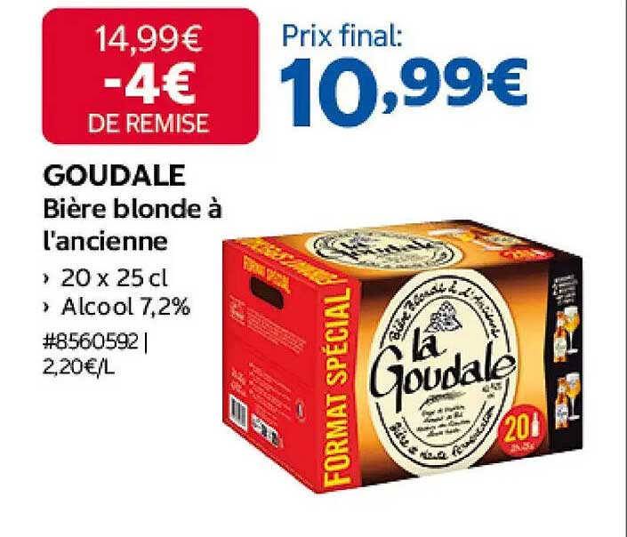 GOUDALE Bière blonde à l'ancienne