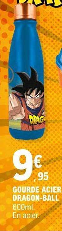 GOURDE ACIER DRAGON BALL 600ml En acier.