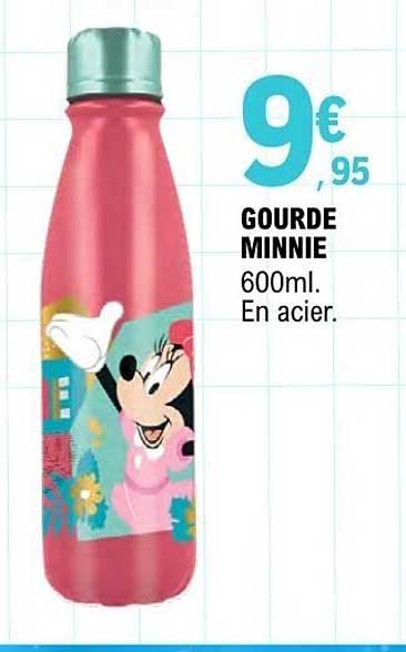 GOURDE MINNIE 600ml. En acier.