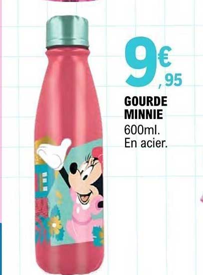 GOURDE MINNIE 600ml. En acier.