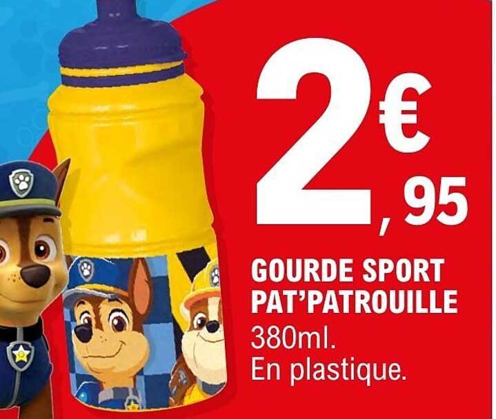 GOURDE SPORT PAT’PATROUILLE 380ml. En plastique.