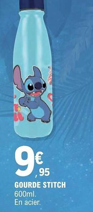 GOURDE STITCH 600ml. En acier.