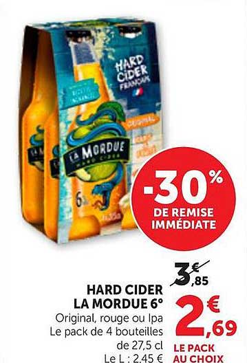 HARD CIDER LA MORUE 6°