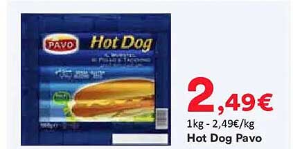 Hot Dog Pavo