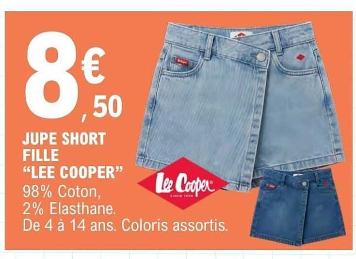 JUPE SHORT FILLE “LEE COOPER”