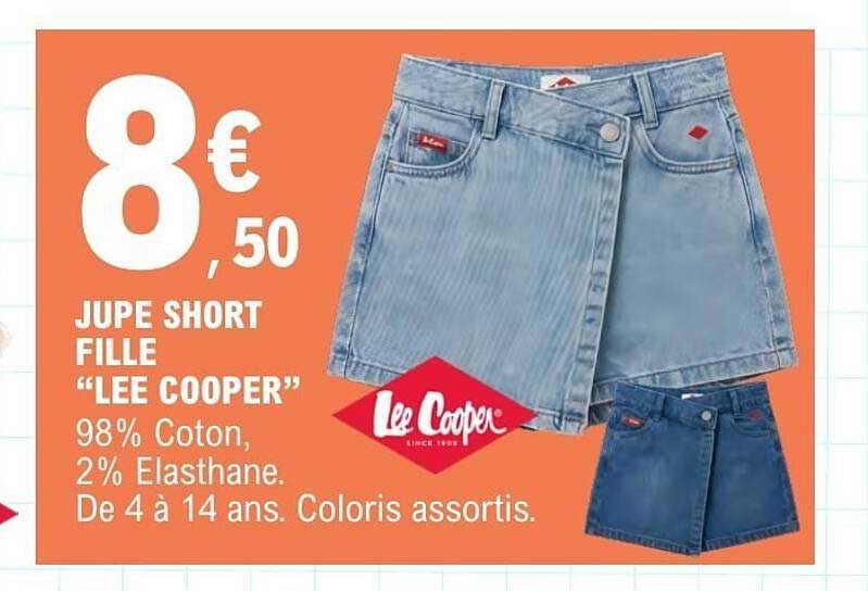JUPE SHORT FILLE “LEE COOPER”
