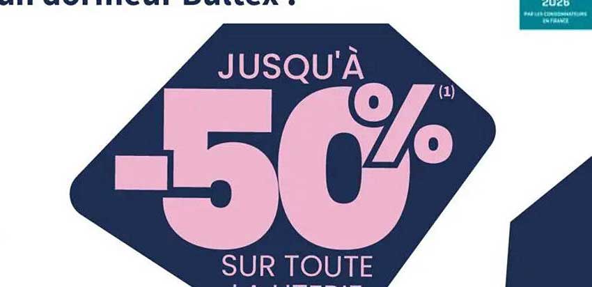 JUSQU’À -50% SUR TOUTE