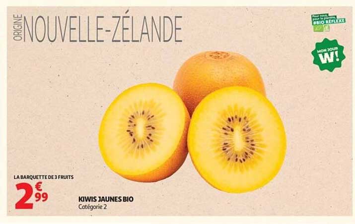 KIWIS JAUNES BIO