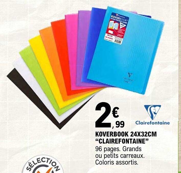 KOVERBOOK 24X32CM “CLAIREFONTAINE”