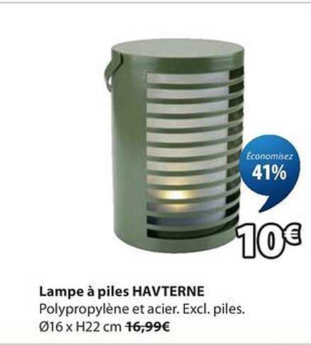 Lampe à piles HAVTERNE