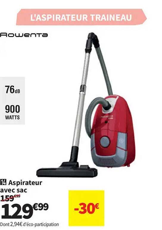 L’ASPIRATEUR TRAINEAU