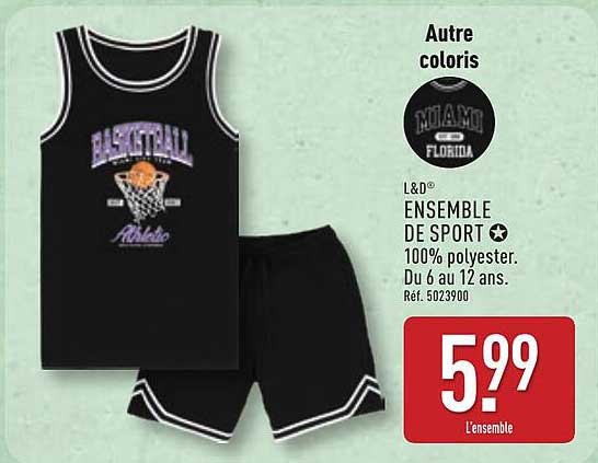 L&D® ENSEMBLE DE SPORT