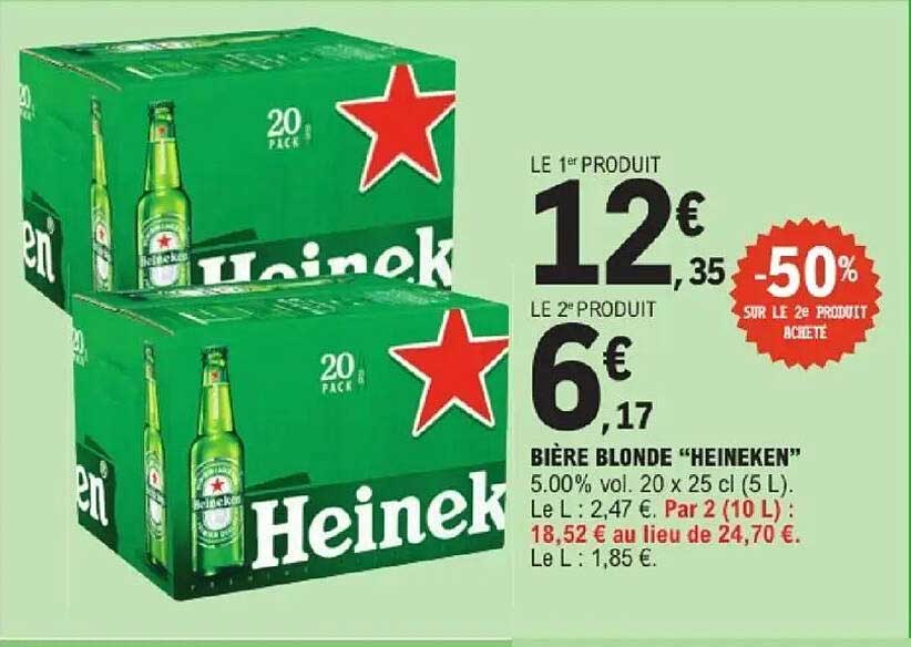 LE 1er PRODUIT 12€35 LE 2e PRODUIT 6€17 -50% SUR LE 2e PRODUIT ACHETÉ