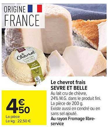 Le chevrot frais SEVRE ET BELLE