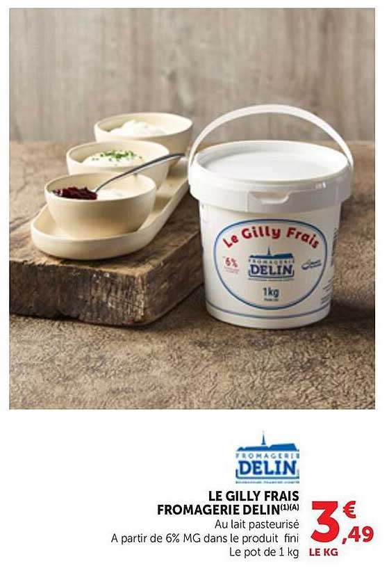 LE GILLY FRAIS FROMAGERIE DELIN