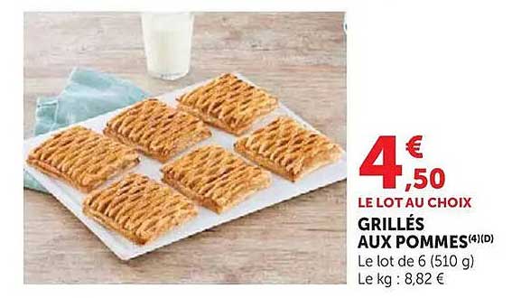 LE LOT AU CHOIX GRILLÉS AUX POMMES